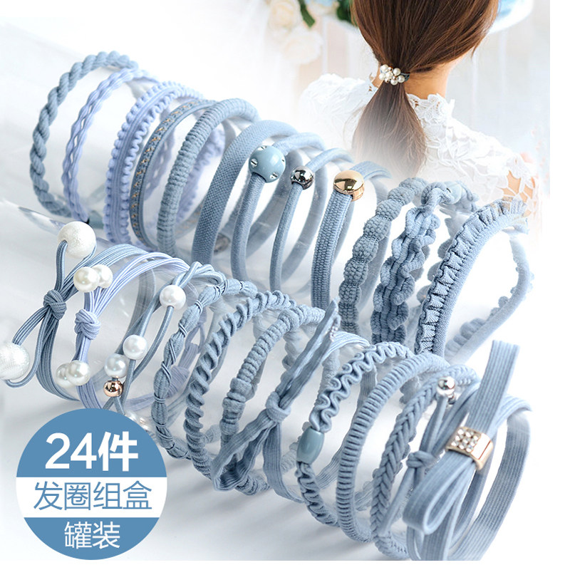 皮筋女扎头发简约小清新发圈