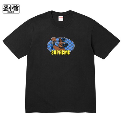 SupremeLeash卡通小狗短袖