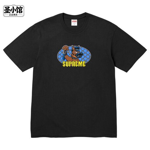 SupremeLeash卡通小狗短袖