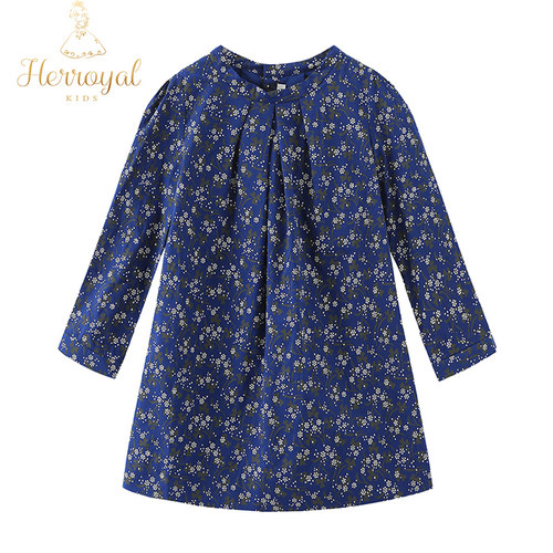 HERROYAL浮雕印花质感连衣裙