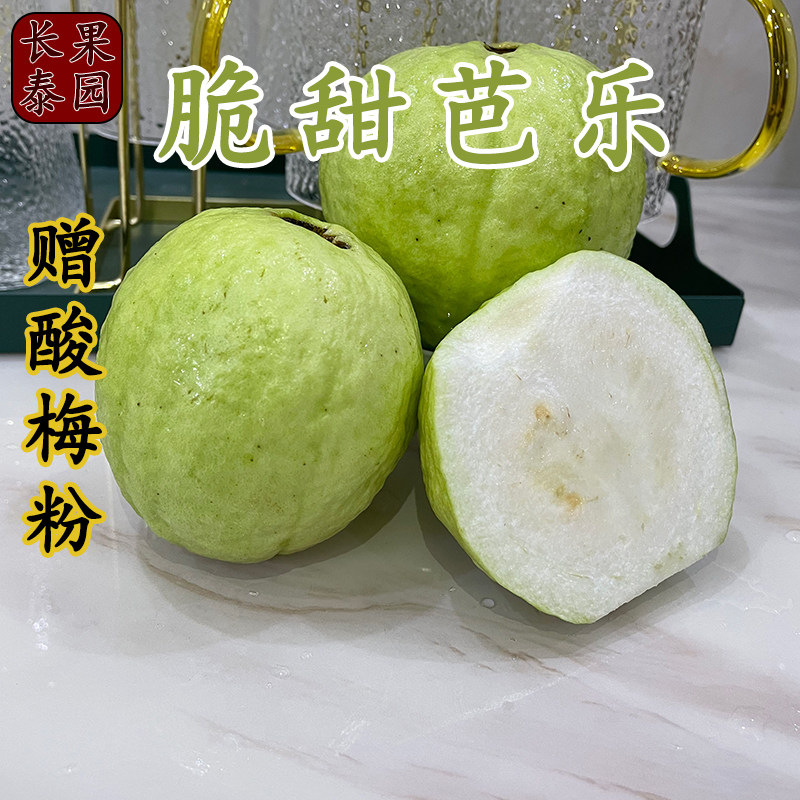 福建当季白心芭乐脆甜番石榴 5斤新鲜水果包邮