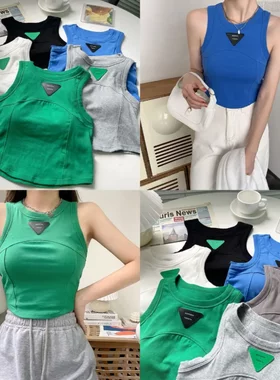 宽带背心纯棉内衣女百搭抹胸防走光带胸垫一体式时尚运动打底裹胸