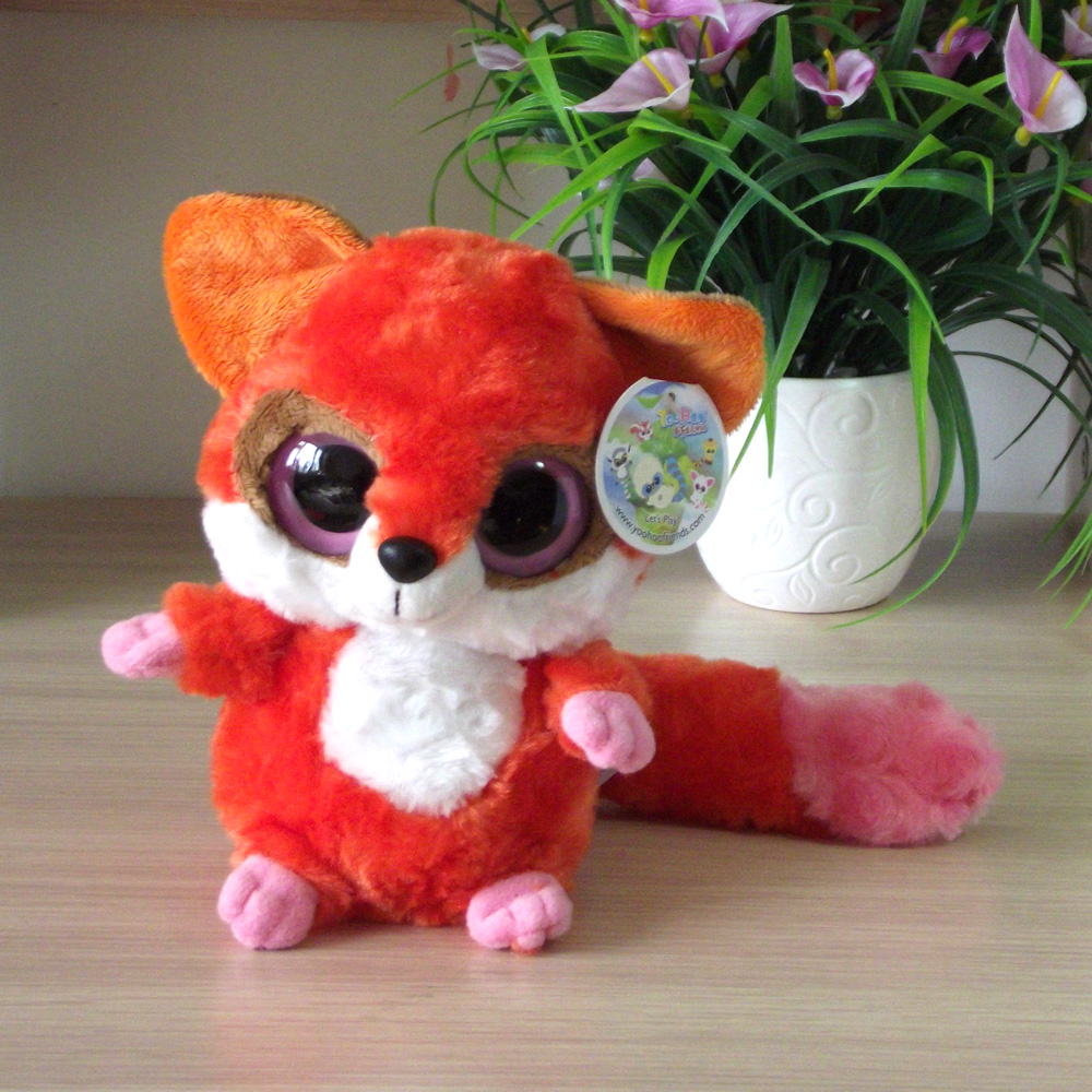 yoohoo friends 红狐大眼睛公仔娃娃儿童生日礼物 狐狸毛绒玩具