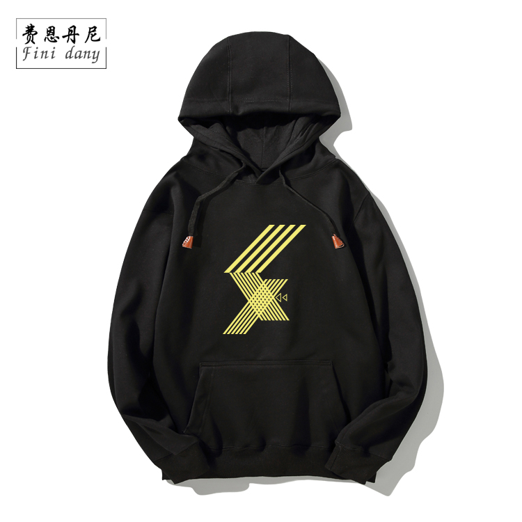 假面骑士黄黑款冬季长袖套头卫衣