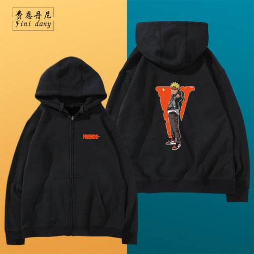 连帽拉链卫衣外套费恩丹尼