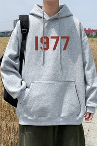 港风美式宽松抖音直播男情侣连帽卫衣A354 W819P48加绒加厚60控68图片