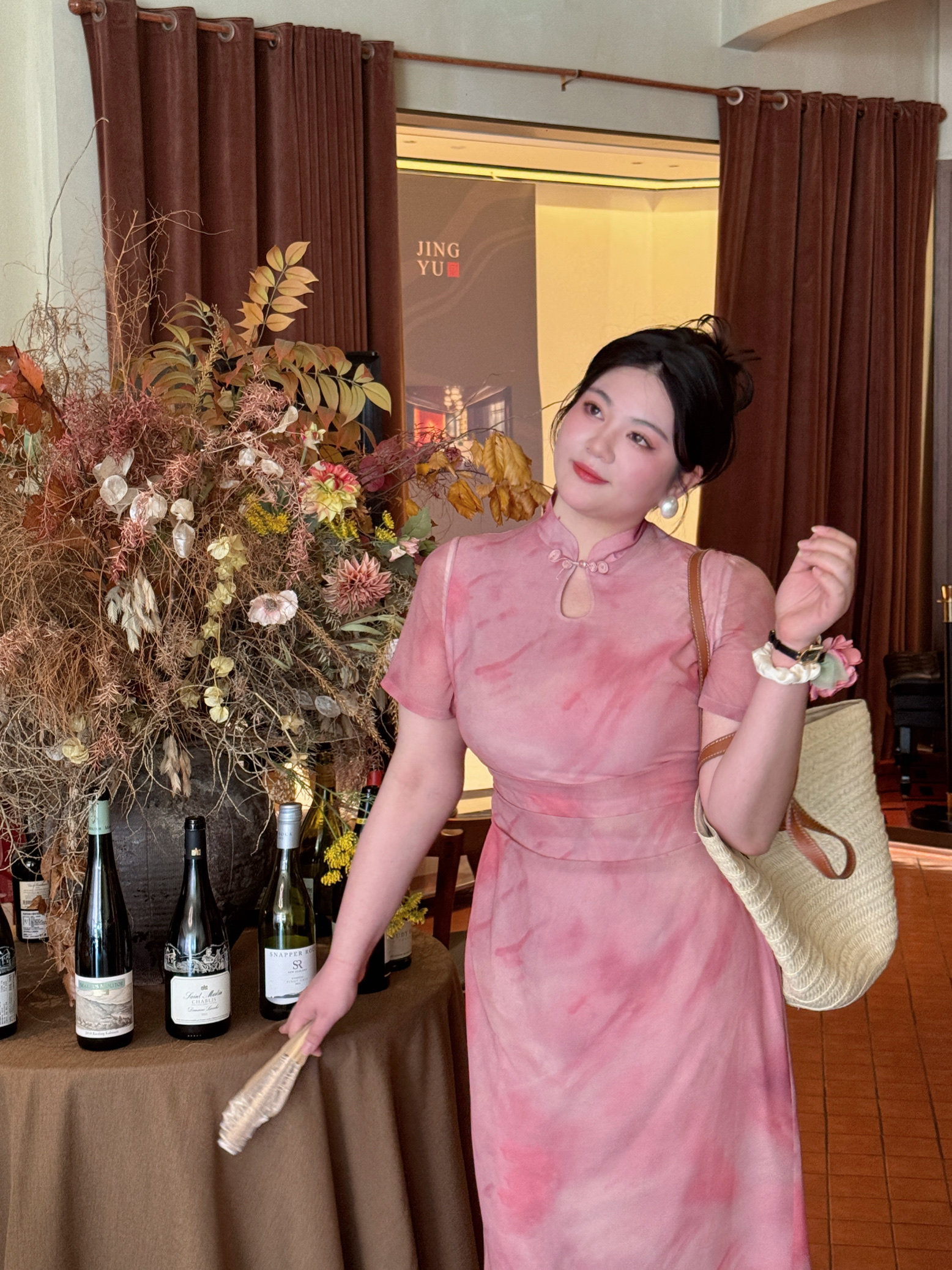 哒头.STUDIO【胭脂扣】新中式微胖mm大码2024年新款显瘦连衣裙