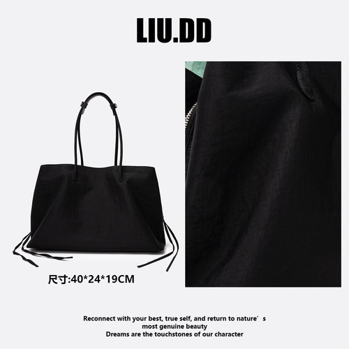 【刘叮当】/女包时尚休闲气质轻奢手提单肩包TB2303黑