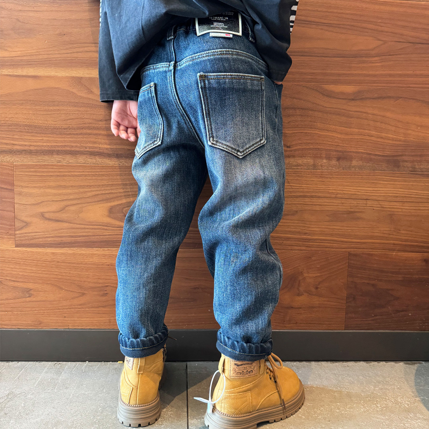 男女童加绒牛仔裤子小脚简约2025冬款新宝宝小中大厚潮流儿童长裤,童装/婴儿装/亲子装,儿童牛仔裤,淘宝优惠券,粉丝福利购,淘宝优惠卷