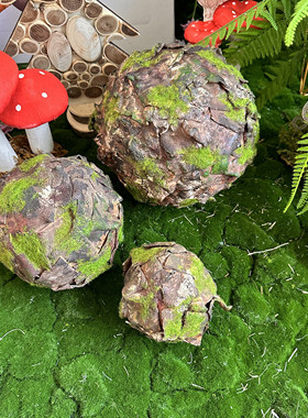 青苔布景橱窗拍照点缀幼儿园环创