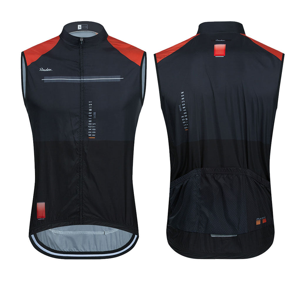 2024RAUDAX春秋骑行马甲透气防风防水山地公路自行车无袖上衣男