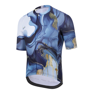 RAUDAX印象水墨夏季短袖骑行服牛奶丝速干短袖公路自行车骑行上衣