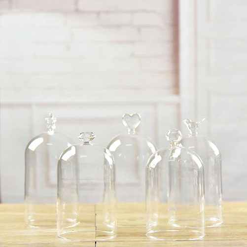 玻璃防尘罩节日礼品鲜花创意摆件