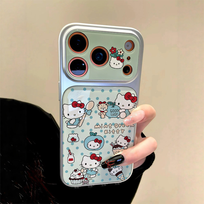 雪糕猫适用苹果17pro手机壳iphone16保护套15plus硅胶14超薄air全包 镜头13玻璃Promax防摔秒变新款男女高级