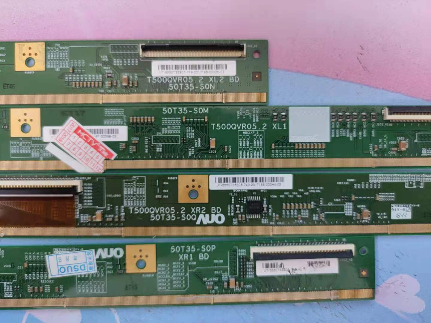 原装拆机T500QVR05.2 50T35-SON/S0Q/S0M/S0P 边板