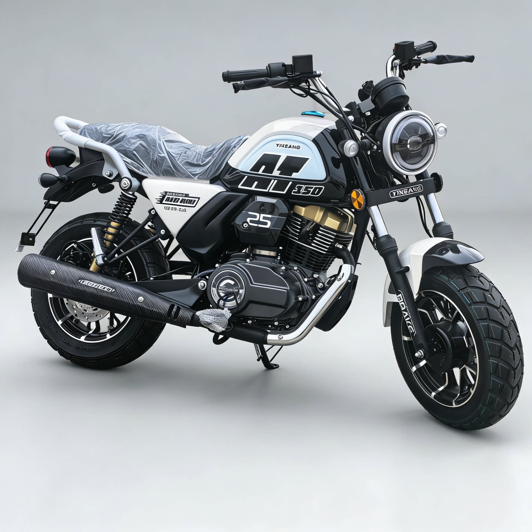 银钢150摩托车整车国四电喷燃油机车整车踏板代步通勤省油