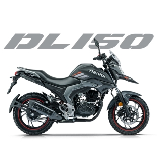 豪爵DL150摩托车可上牌整车国四电喷燃油复古巡航车代步通勤油车