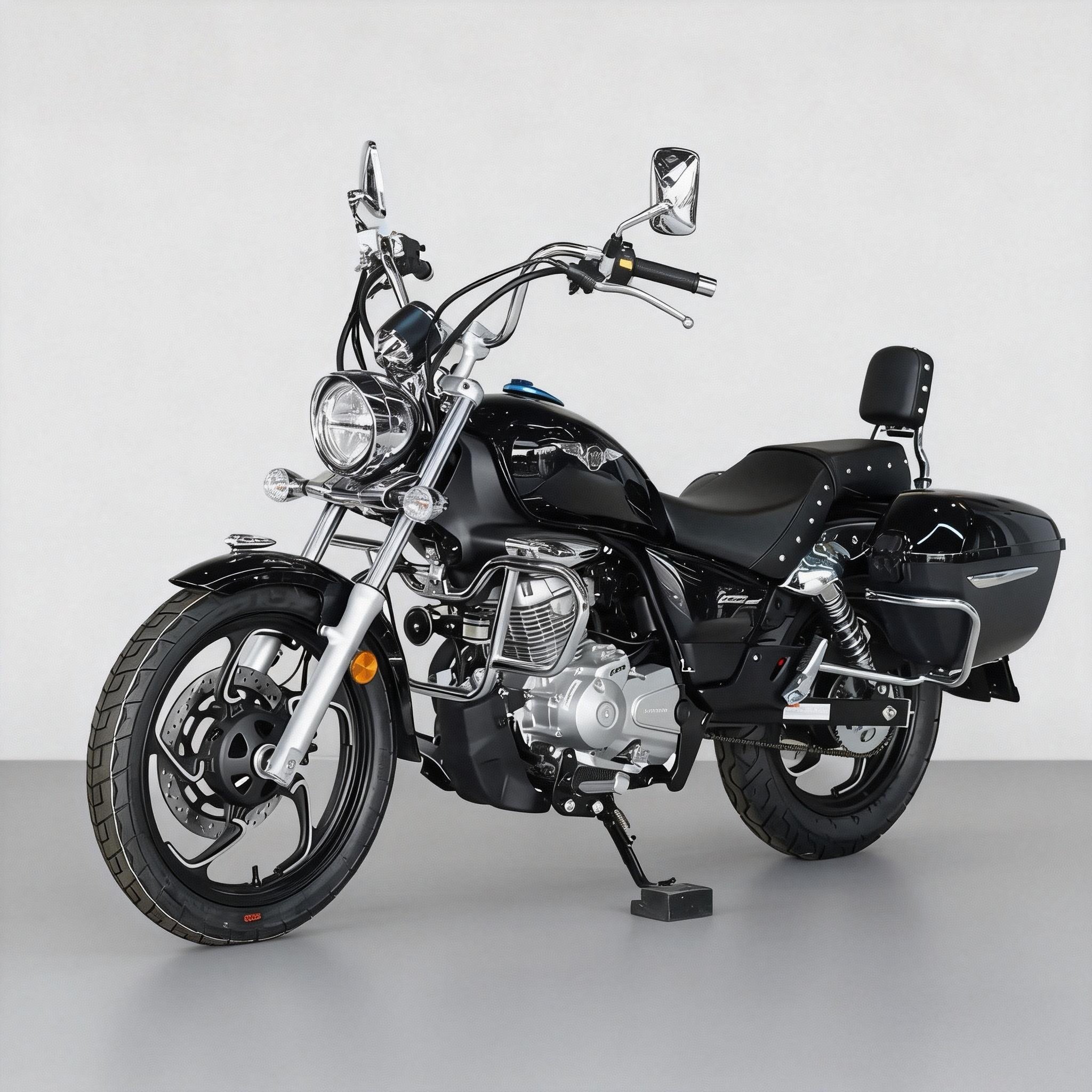 豪爵全新正品GSZ150太子巡航复古街车燃油整车国四电喷