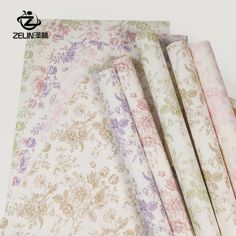 欧式复古繁花午后红茶牛皮纸