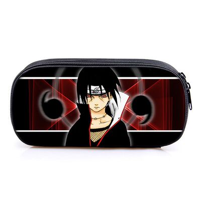 火影忍者笔袋NARUTO隔层笔袋速卖通文具盒小学生铅笔盒亚马逊代发