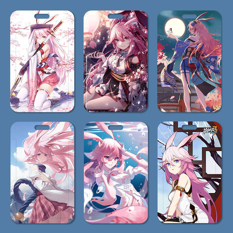 八重樱卡套滑盖饭卡公交卡身份证件保护套门禁校园卡硬卡套工牌