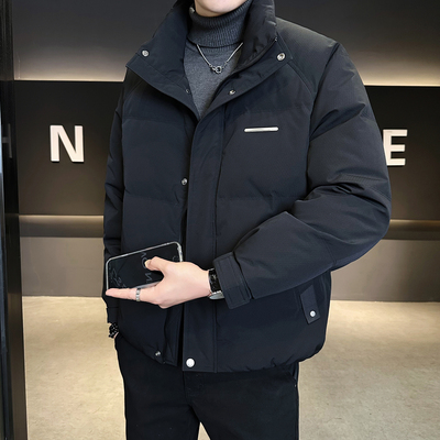 男士短款羽绒服轻薄立领冬季加厚