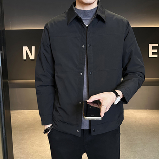 轻薄羽绒服男冬季2025新款高端正品加厚爆款行政夹克男装休闲外套