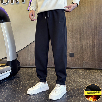 裤子男款秋冬季2025新款休闲长裤