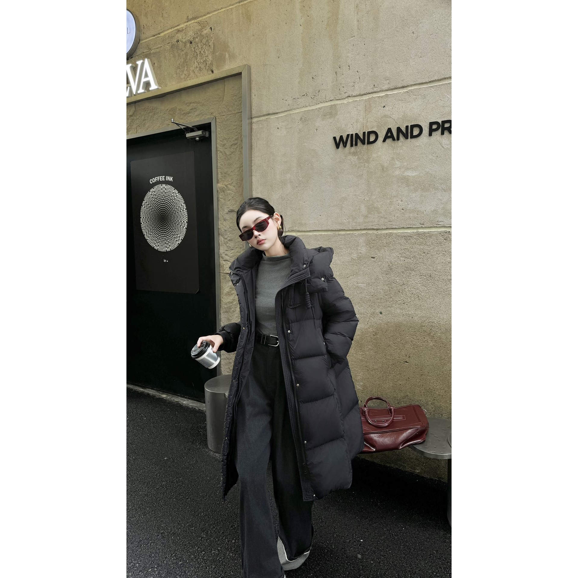 高端羽绒服新款保暖中长款外套