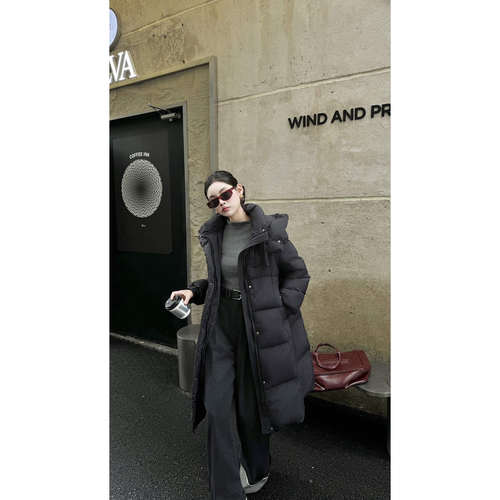 高端羽绒服新款保暖中长款外套