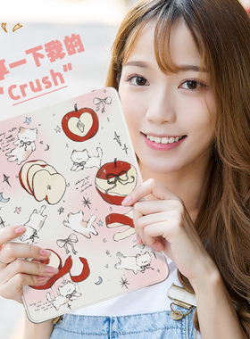 适用ipad保护壳好看9苹果平板air6书本10套mini5第九代2全包3五pro8六pad2018十2020可爱2021八2019七7儿童4