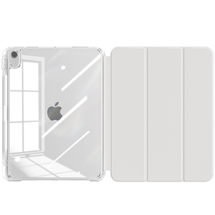 滑轨拆分ipadair5保护壳透明pro套9轻薄2024适用苹果平板ipd10带笔槽mini6防弯ari4亚克力11寸第九代pad8锁扣