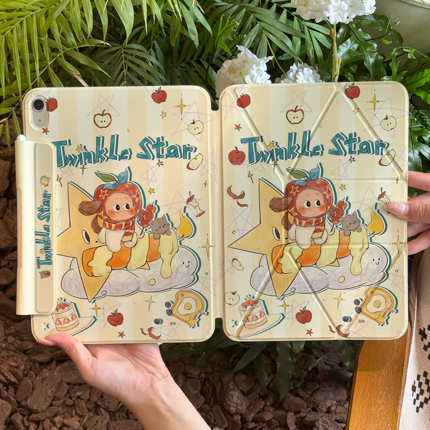 超可爱，增高支架ipad磁吸双面夹