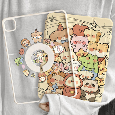 iPad磁吸旋转全包保护套