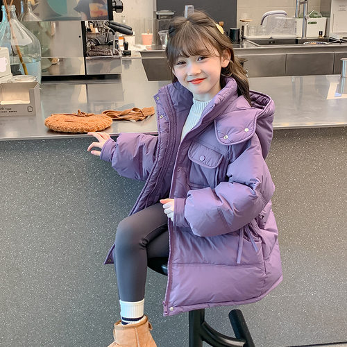 女童冬装棉服2025新款洋气