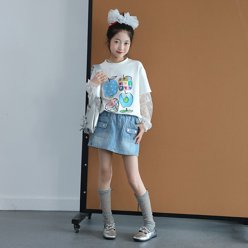 KZ1718儿童裤子女2026新款夏季女童牛仔裤韩版百搭时髦女孩休闲短