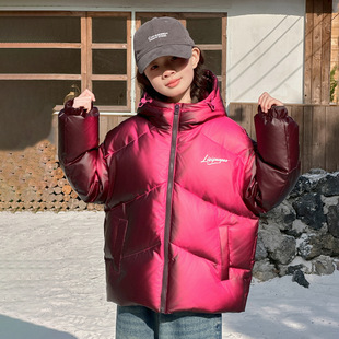 【易打理】五防温变女童90白鸭绒防水羽绒服季儿童保暖防寒外套