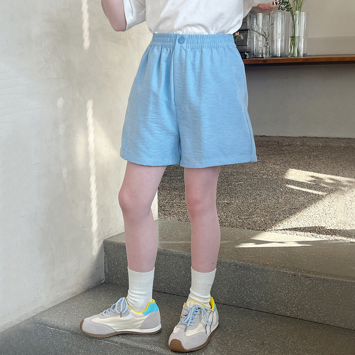 女童休闲短裤子大童洋气运动裤儿童热裤女孩沙滩裤2026夏装新款