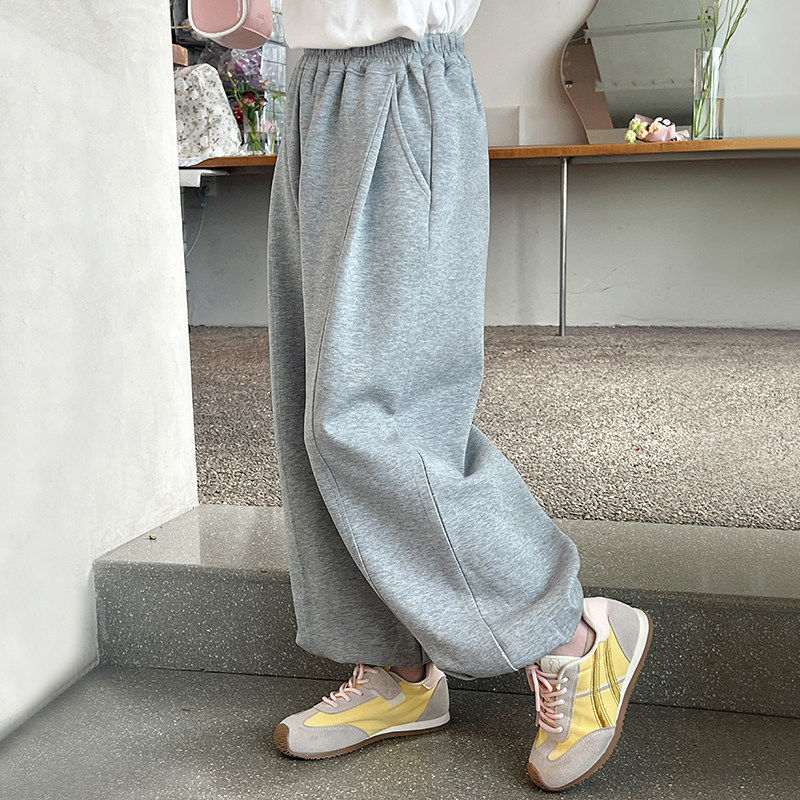 女童洋气运动裤儿童收口休闲裤大童宽松长裤子女孩2026春秋装新款