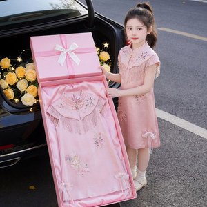 2026新款小公主裙夏季儿童女孩国风新中式连衣裙女童装夏装旗袍裙