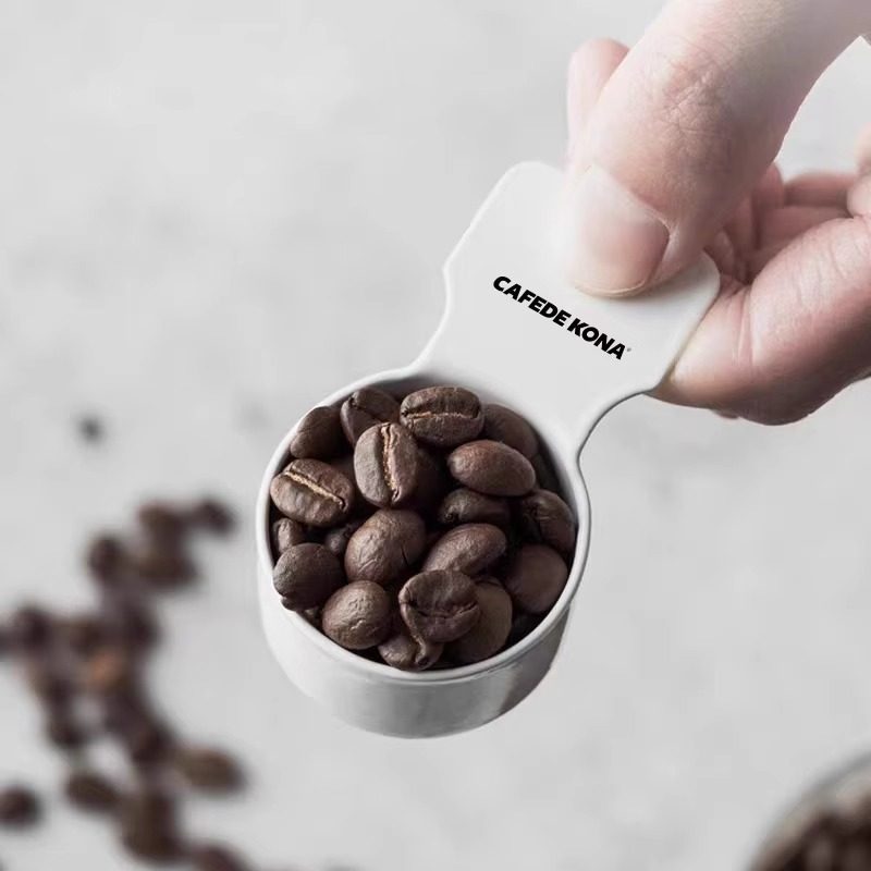 CAFEDEKONA TSUBAME 日本进口 咖啡量豆勺 珐琅制 10g 咖啡勺