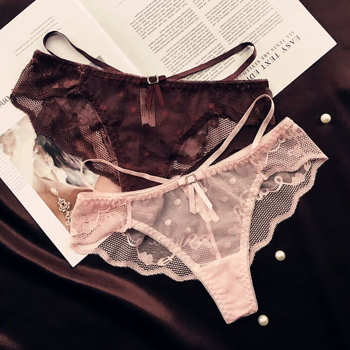 小版欧美圆点腰头细带T字丁字裤透明性感低腰内裤女短裤蕾丝网纱,女士内衣/男士内衣/家居服,女丁字裤,淘宝优惠券,粉丝福利购,淘宝优惠卷