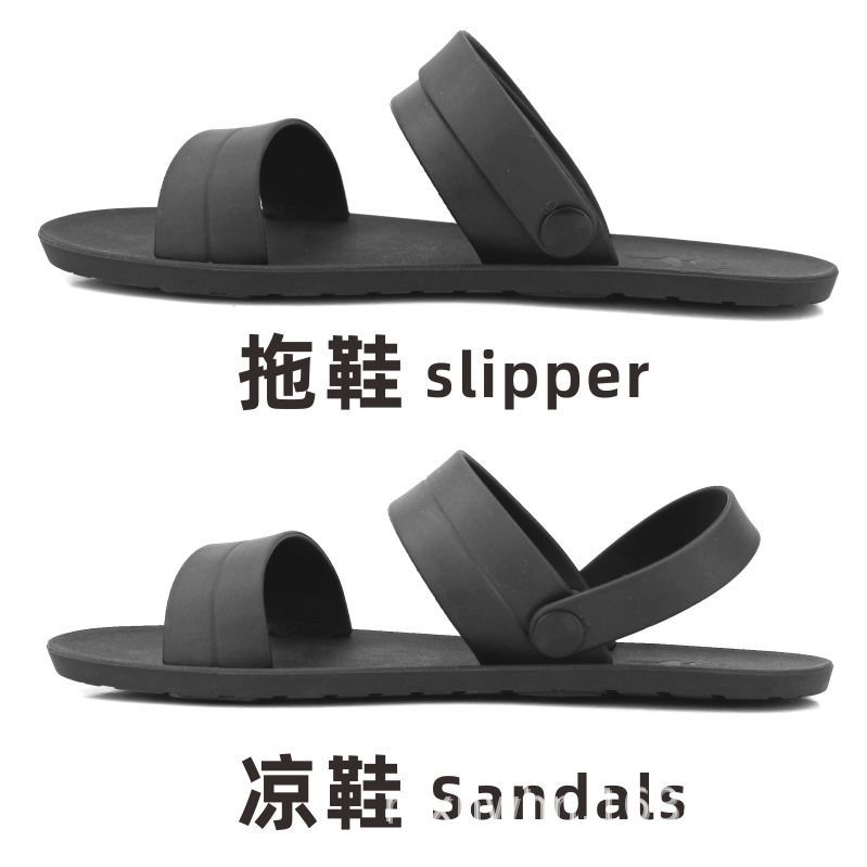 越南橡胶轮胎底休闲凉鞋男士个性潮流外穿防滑耐磨泰国凉拖鞋两用