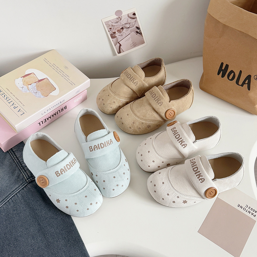 鞋子女2026春夏季新款轻便软底透气单鞋学生ins百搭一脚蹬休闲鞋