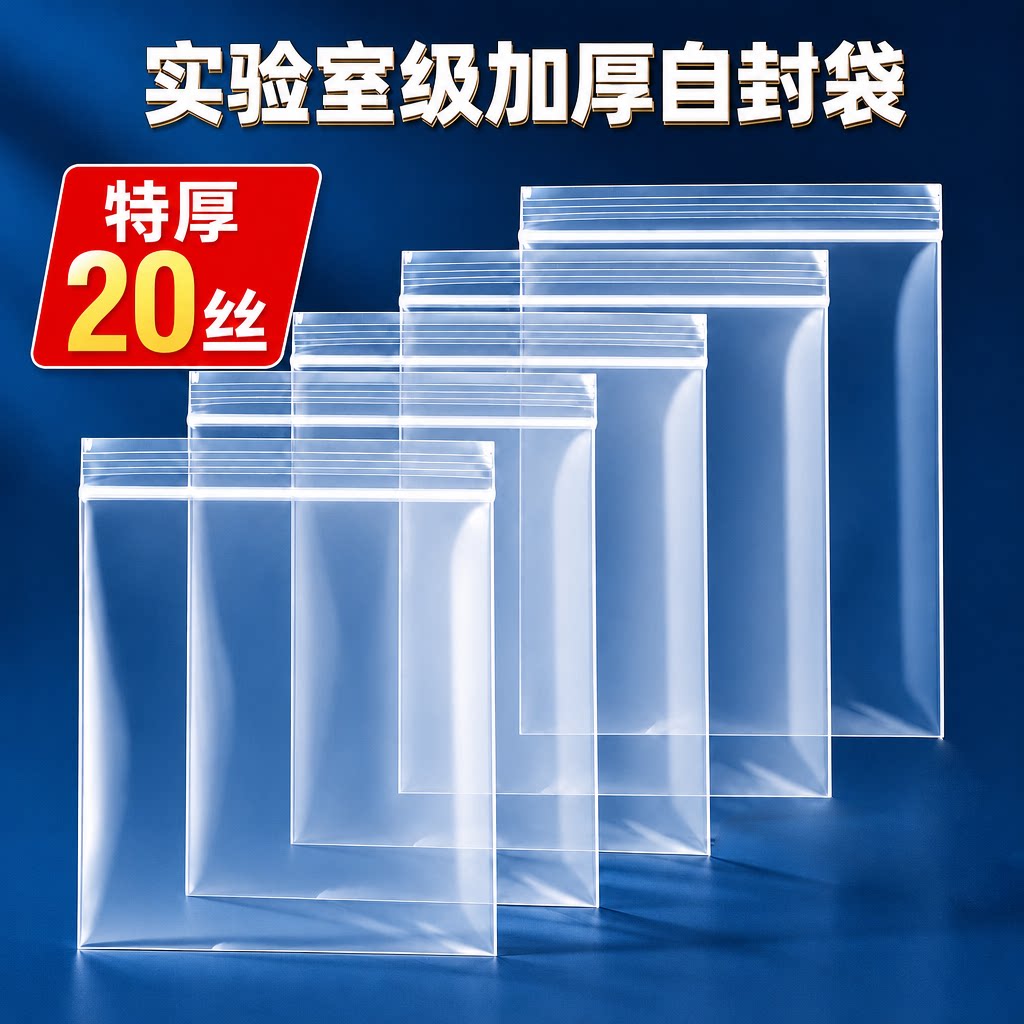 加厚透明水泥自封袋定制