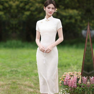 唐之语女装陶玉梅商场同款2026新款一珂锦绣旗袍先生崔万志旗舰店