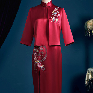 谭燕玉挽苏俏娘鱼2026新款戚薇同款恣禾崔万志官方旗舰店女装旗袍