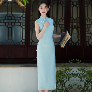 迪菲丽格女装固执官方旗舰店专柜同款逸红颜一城风絮华族经典旗袍