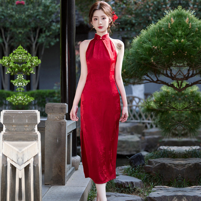唐之语固执官方旗舰店专柜同款名兰世家2026新款四美子梦之超旗袍图片