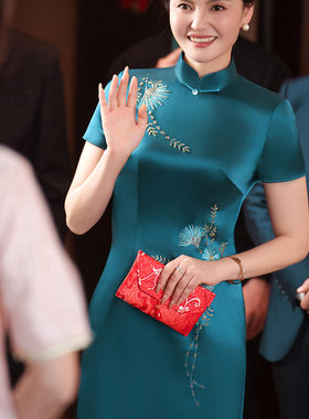 梦至超千子小姐龙迪花间辞2026新款钱塘佳人旗袍先生崔万志旗舰店